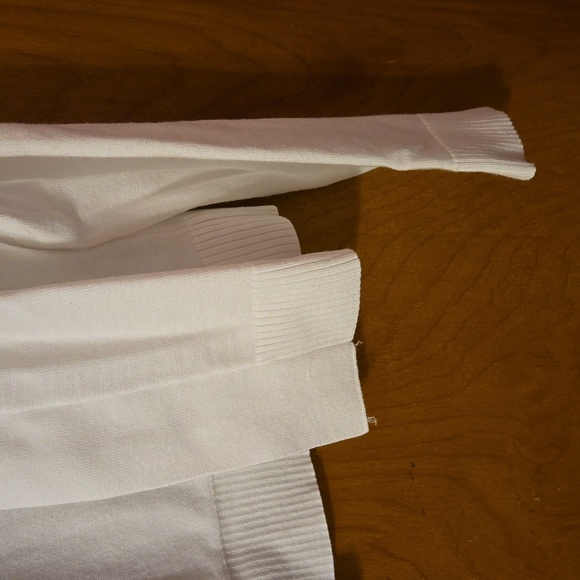 White crop Cardigan size Large: A - Picture 5 of 9